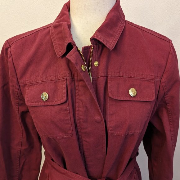 Draper James Cotton Twill Field Utility Jacket - Picture 5 of 10